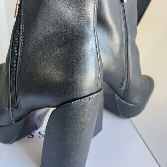 GUESS Women's Crafty 9.5M Heavy Platform Booties boots high heels,  club shoes - Picture 14 of 16